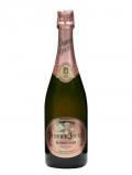 A bottle of Perrier Jouet Blason Rose Champagne