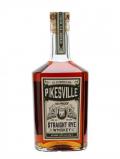 A bottle of Pikesville 6 Year Old 110 Proof Straight Rye / Heaven Hill