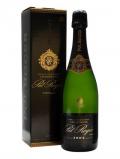 A bottle of Pol Roger 2004 Brut Vintage Champagne