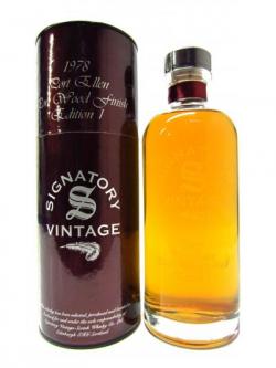 Port Ellen Silent Signatory Vintage Port Wood Edition 1 1978 24 Year Old