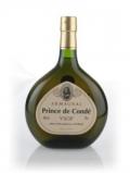 A bottle of Prince de Condé VSOP Armagnac (round bottle)