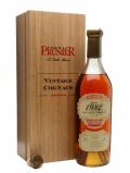 A bottle of Prunier Grand Champagne 1982 Cognac