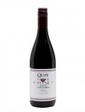 A bottle of Qupe Central Coast Syrah 2013