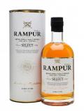 A bottle of Rampur Single Malt Whisky Indian Single Malt Whisky