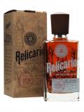 A bottle of Relicario Superior Rum