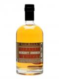 A bottle of Rock Town Arkansas Hickory Smoked Whiskey