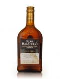 A bottle of Ron Barcelo Aejo