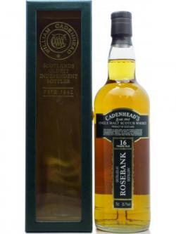 Rosebank Silent Cadenhead S Single Malt 1991 16 Year Old