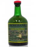 A bottle of Rosebank Silent Highland Malt Scotch 34 Year Old