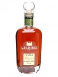A bottle of A.H.Riise Family Reserve 1838 Solera Rum