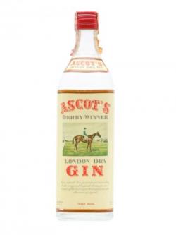 Ascot's Derby Winner London Dry Gin / Bot.1970s