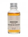 A bottle of Auchentoshan Blood Oak Sample Lowland Single Malt Scotch Whisky