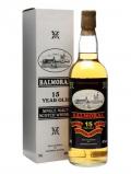 A bottle of Balmoral 15 Year Old / Black Label