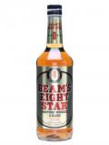 A bottle of Beam's 8 Star Kentucky Whiskey Kentucky Straight Bourbon Whiskey