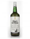 A bottle of Black& White - 1970s 1l