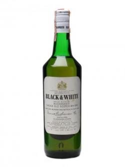 Black& White / Bot.1980s Blended Scotch Whisky