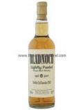 A bottle of Bladnoch Lightly Peated 8 Year Old