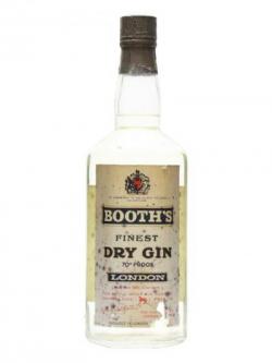 Booth's Dry Gin / Bot.1960s