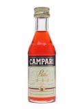 A bottle of Campari Mini Miniature
