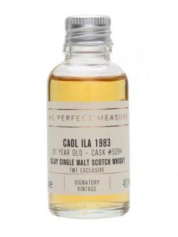 Caol Ila 1983 Sample / 31 Year Old / Signatory for TWE Islay Whisky