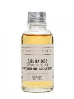 Caol Ila 2002 Distillers Edition Sample Islay Whisky