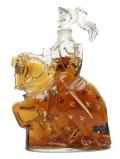 A bottle of Castagnon Armagnac Knight Decanter / Clear