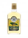 A bottle of Conquering Lion Overproof Gold Rum