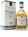 A bottle of Dalwhinnie 15 Year Old Centenary Highland Single Malt Scotch Whisky