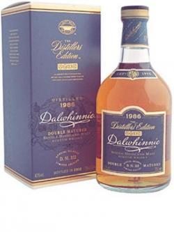 Dalwhinnie 1986 / Distillers Edition Highland Whisky