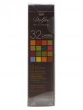 A bottle of Dolfin / 32 Assorted Chocolate Squares / 144g