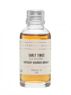 Early Times Old Reserve Bourbon Sample Kentucky Bourbon Whiskey
