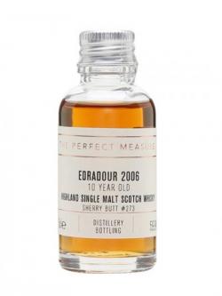 Edradour 2006 Sample / 10 Year Old / Sherry Butt Highland Whisky