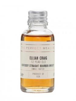 Elijah Craig 12 Year Old Sample