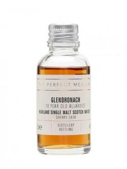 Glendronach 18 Year Old Allardice Sample / Sherry Cask Highland Whisky