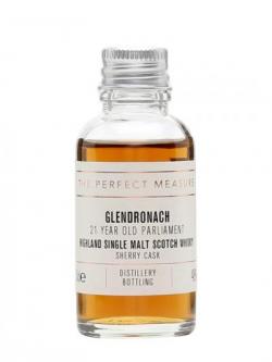 Glendronach 21 Year Old Parliament Sample / Sherry Cask Highland Whisky