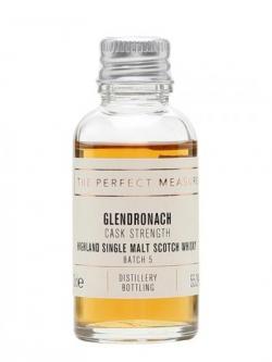 Glendronach Cask Strength Sample / Batch 5 Highland Whisky