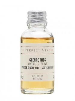 Glenrothes Vintage Reserve Sample Speyside Single Malt Scotch Whisky