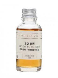 High West American Prairie Reserve Sample Straight Bourbon