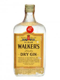 Hiram Walker London Dry Gin / Bot.1970s / 47% / 75cl