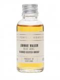 A bottle of Johnnie Walker Blue Label Sample Blended Scotch Whisky