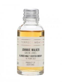 Johnnie Walker Green Label 15 Year Old Sample Blended Whisky
