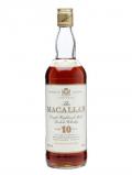 A bottle of Macallan 10 Year Old / Bot.1980s Speyside Single Malt Scotch Whisky