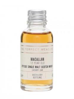 Macallan 12 Year Old Sample / Sherry Oak Speyside Whisky