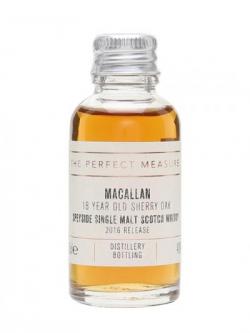 Macallan 18 Year Old Sample / Sherry Oak / 2016 Release Speyside Whisky