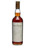 A bottle of Macallan 1972 / 25 Year Old Speyside Single Malt Scotch Whisky