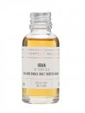 A bottle of Oban 14 Year Old Sample Highland Single Malt Scotch Whisky