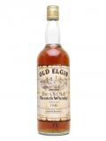 A bottle of Old Elgin 1940 Blended Malt Scotch Whisky
