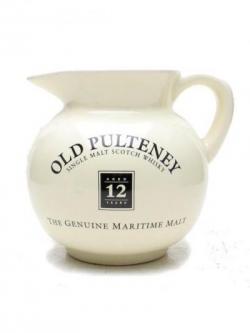 Old Pulteney 12 Year Old / Cream / Round / Medium Jug