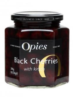 Opies Black Cherries with Kirsch / 390g