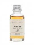 A bottle of Plantation Barbados 5 Year Old Signature Blend Rum Sample